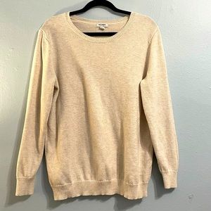 Cream old navy sweater